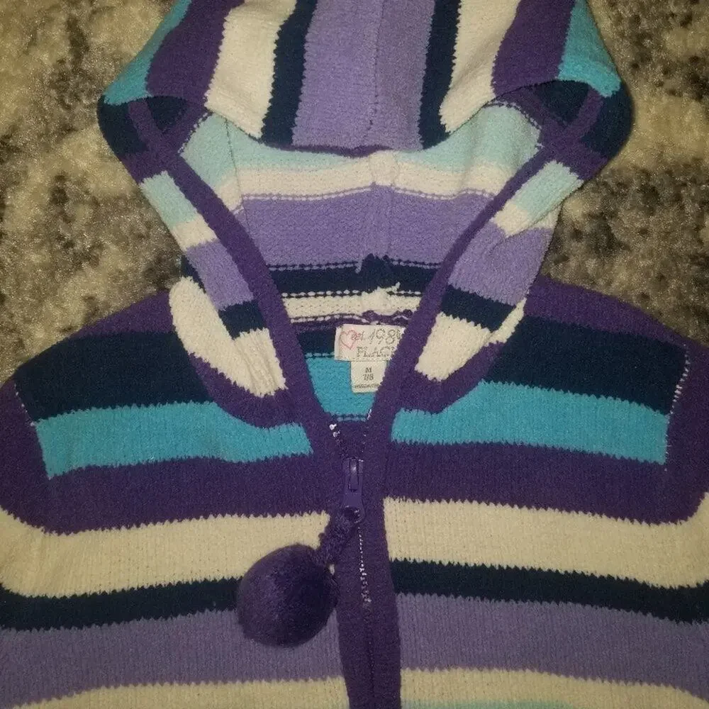 Childrens Place Purple Sweater size M 7/8